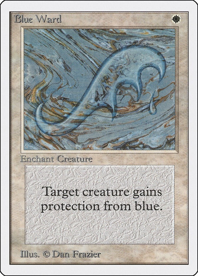 Image for Blue Ward (2ED) - Magic: The Gathering