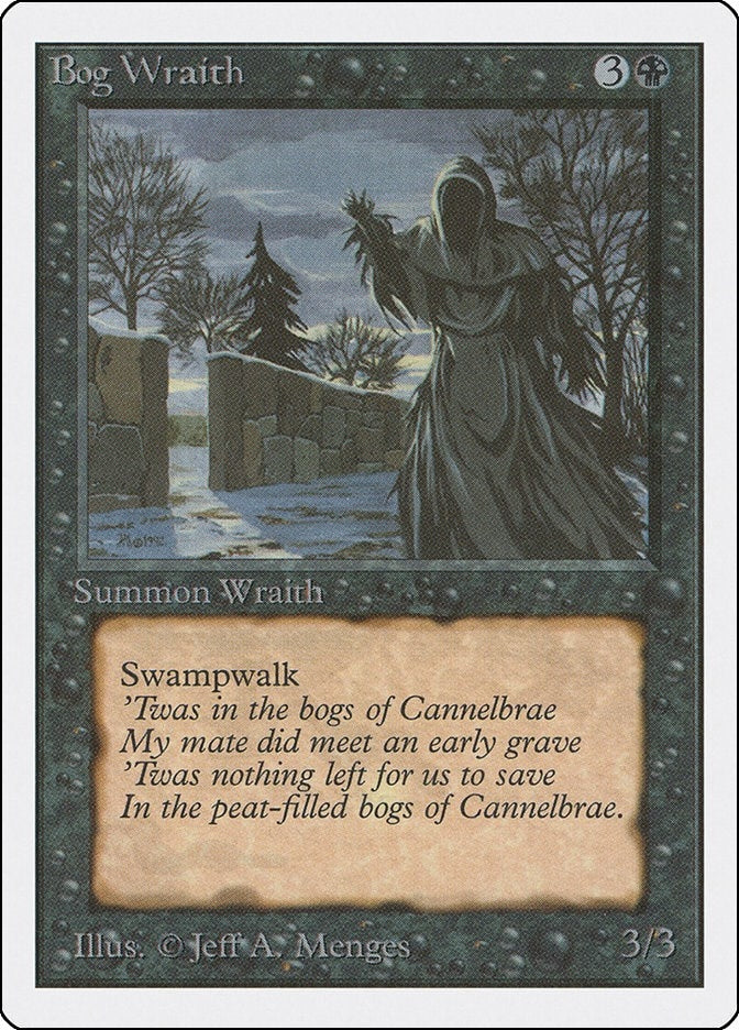 Image for Bog Wraith (2ED) - Magic: The Gathering
