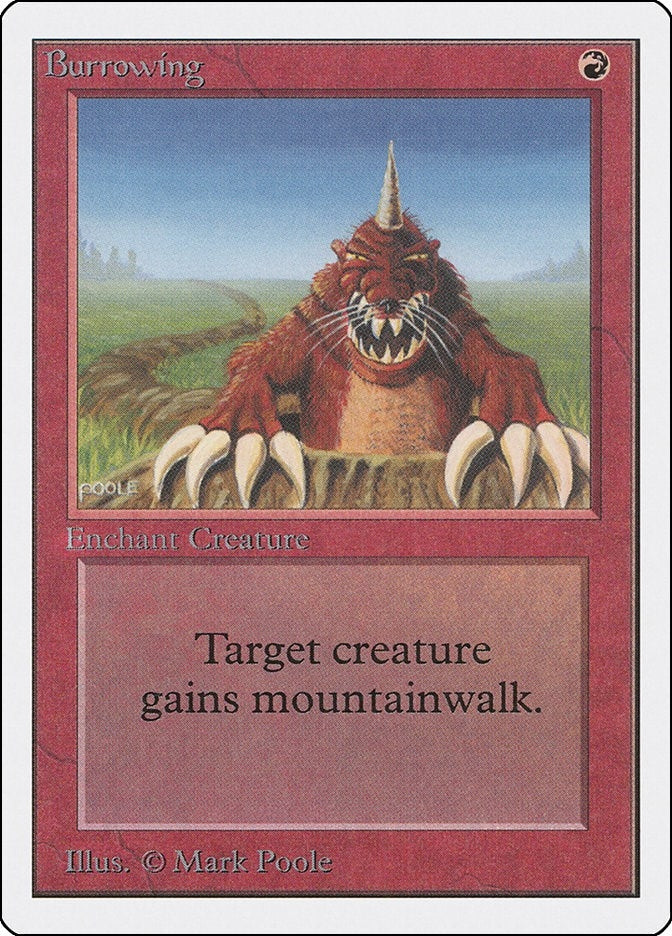 Image for Burrowing (2ED) - Magic: The Gathering