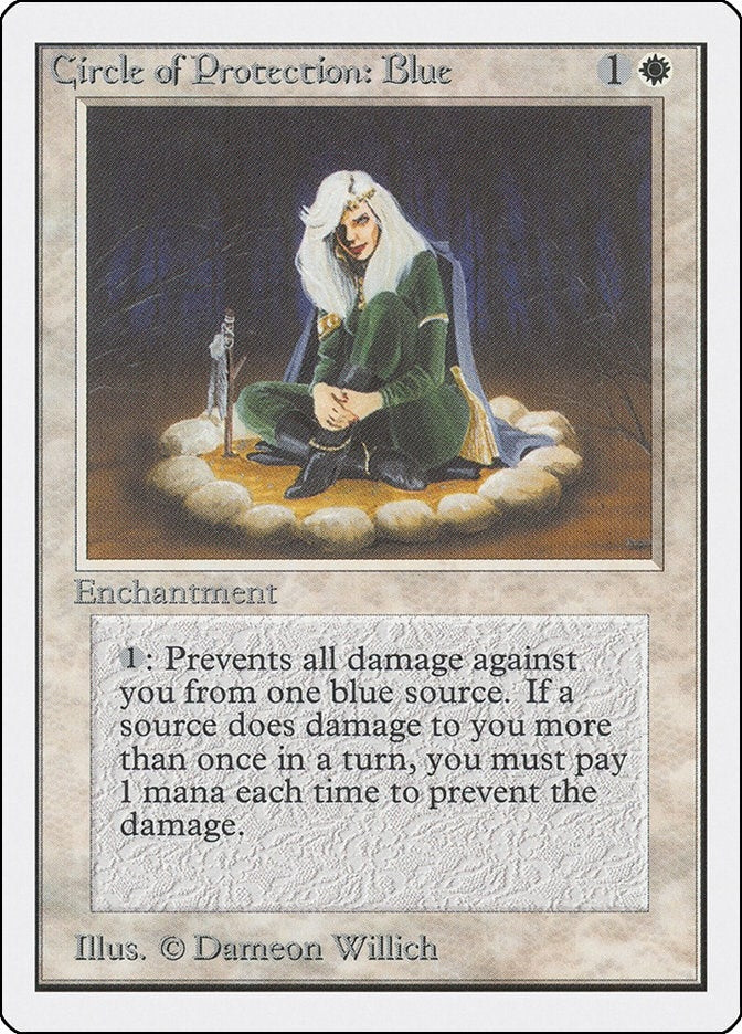 Image for Circle of Protection: Blue (2ED) - Magic: The Gathering
