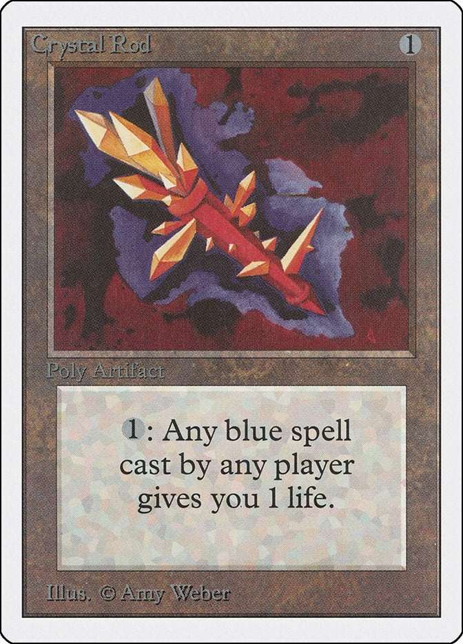 Image for Crystal Rod (2ED) - Magic: The Gathering