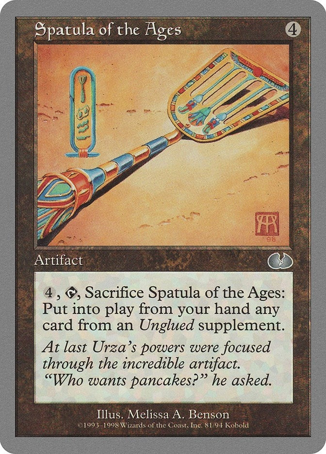 Image for Spatula of the Ages (81) (UGL) - Magic: The Gathering