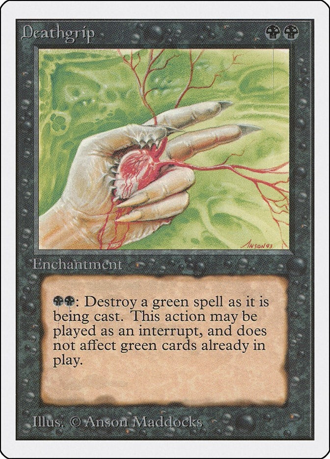 Image for Deathgrip (2ED) - Magic: The Gathering