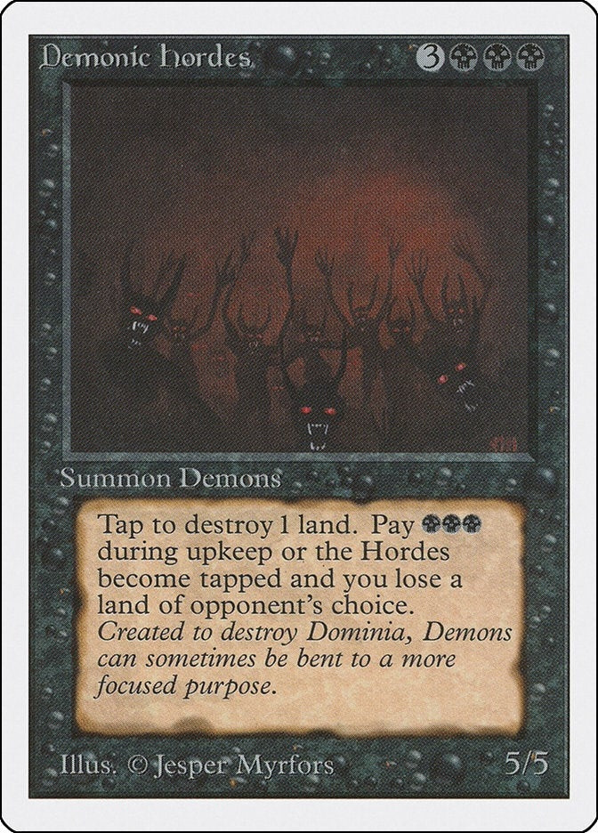 Image for Demonic Hordes (2ED) - Magic: The Gathering