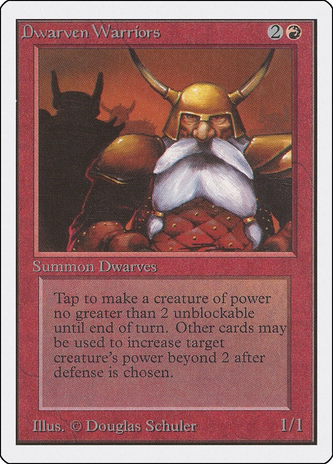 Image for Dwarven Warriors (2ED) - Magic: The Gathering