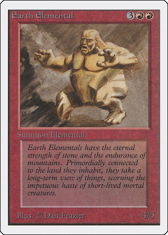 Image for Earth Elemental (2ED) - Magic: The Gathering