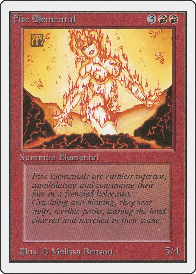 Image for Fire Elemental (2ED) - Magic: The Gathering