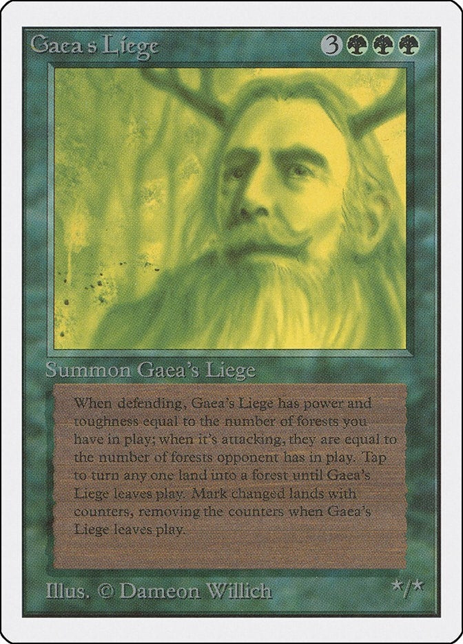 Image for Gaea's Liege (2ED) - Magic: The Gathering