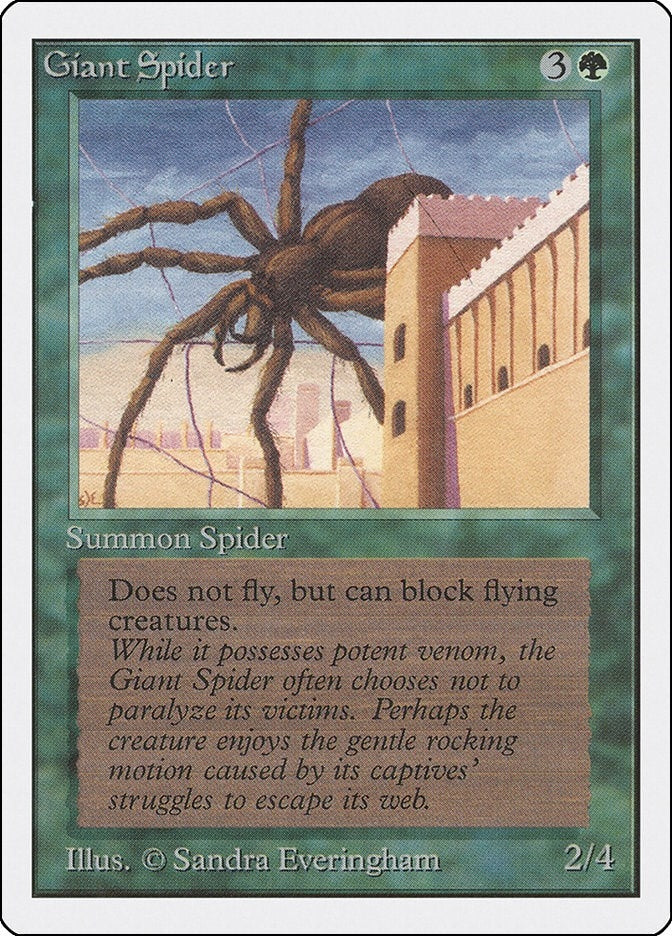 Image for Giant Spider (2ED) - Magic: The Gathering