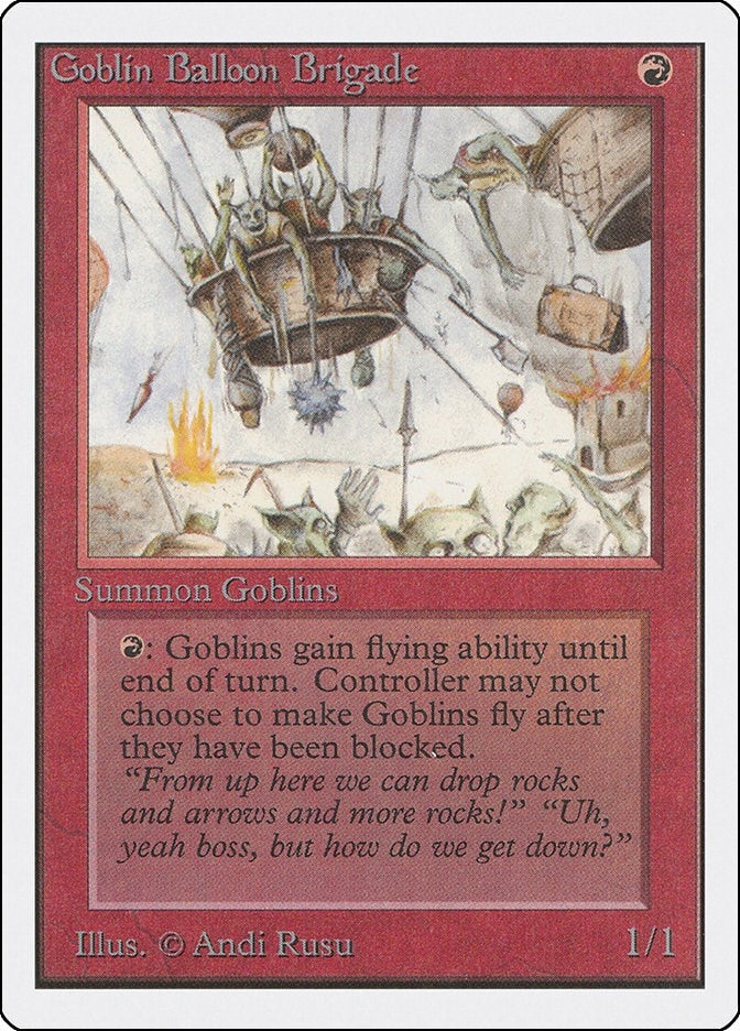 Image for Goblin Balloon Brigade (2ED) - Magic: The Gathering