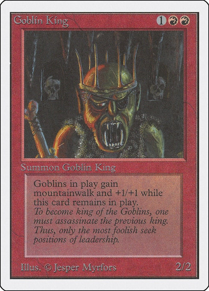 Image for Goblin King (2ED) - Magic: The Gathering