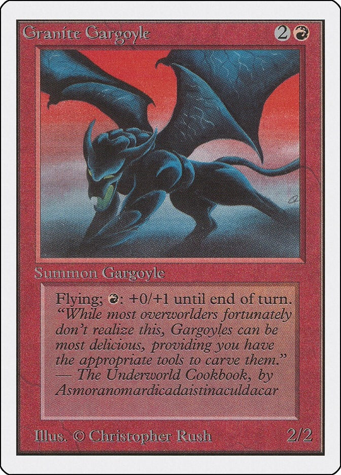 Image for Granite Gargoyle (2ED) - Magic: The Gathering