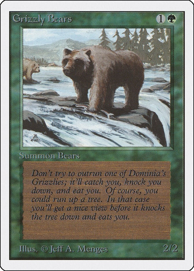 Image for Grizzly Bears (2ED) - Magic: The Gathering
