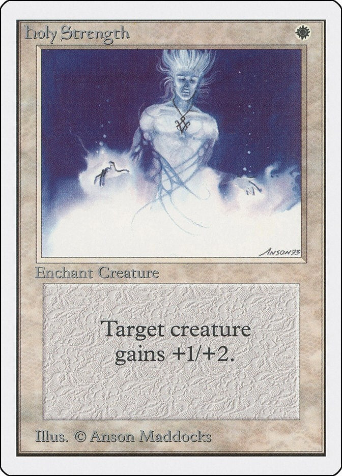 Image for Holy Strength (2ED) - Magic: The Gathering