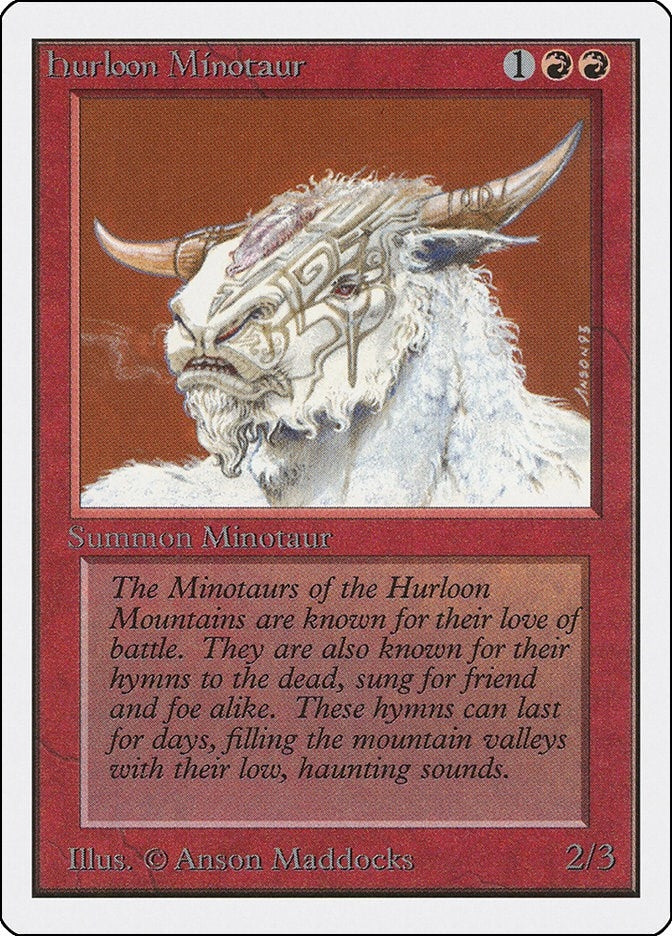 Image for Hurloon Minotaur (2ED) - Magic: The Gathering