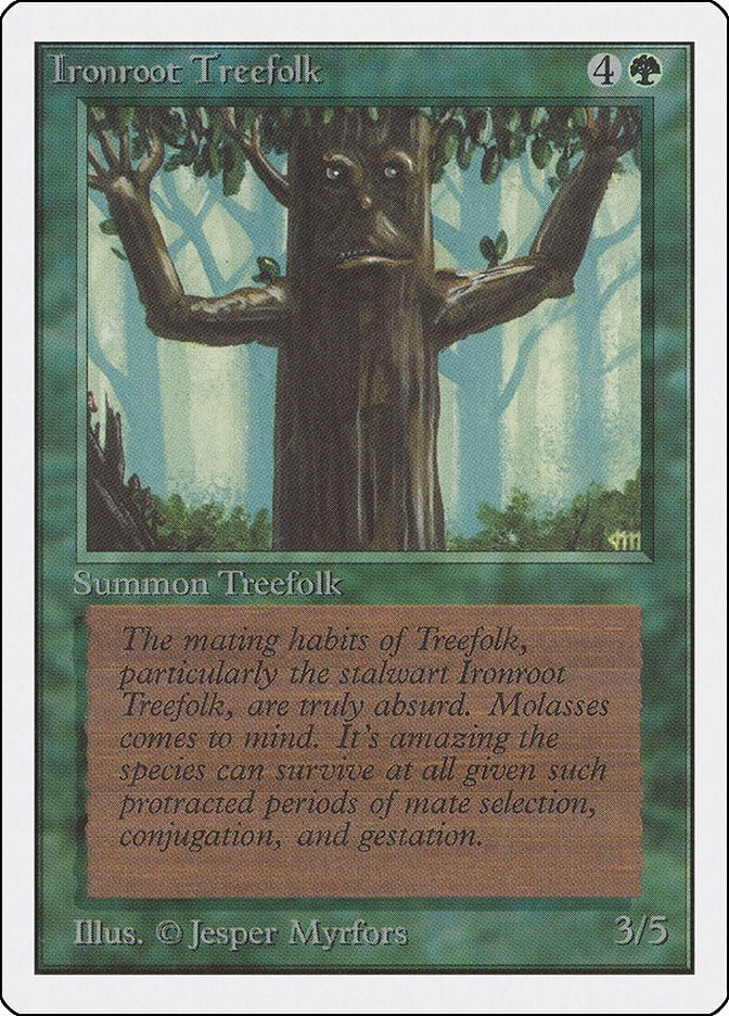 Image for Ironroot Treefolk (2ED) - Magic: The Gathering