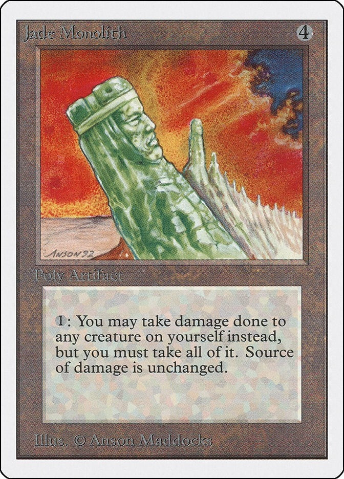 Image for Jade Monolith (2ED) - Magic: The Gathering