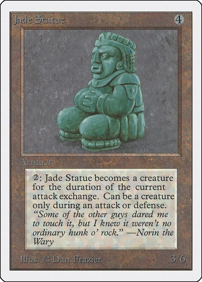 Image for Jade Statue (2ED) - Magic: The Gathering