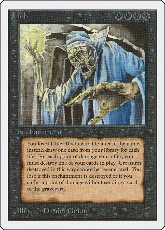 Image for Lich (2ED) - Magic: The Gathering