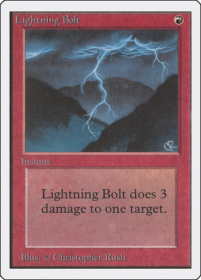 Image for Lightning Bolt (2ED) - Magic: The Gathering