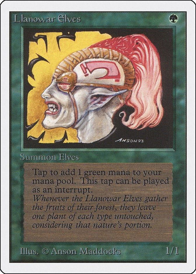 Image for Llanowar Elves (2ED) - Magic: The Gathering