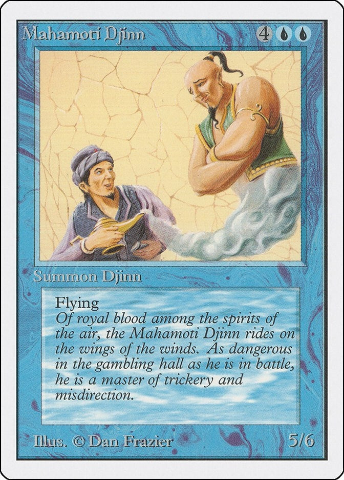 Image for Mahamoti Djinn (2ED) - Magic: The Gathering