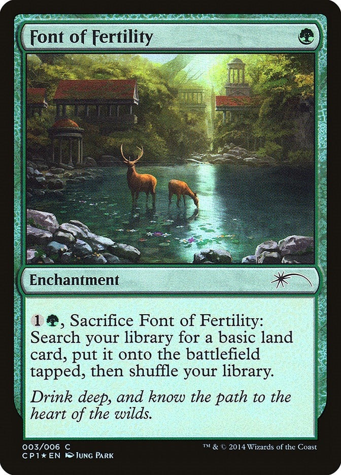 Image for Font of Fertility (3) (UMP) - Magic: The Gathering