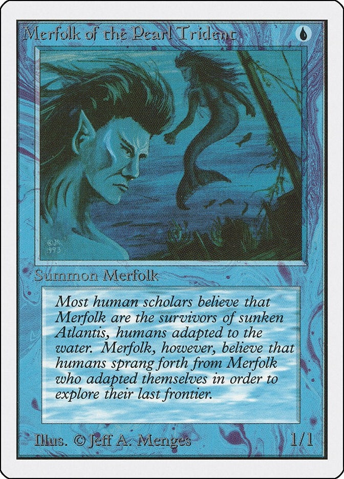 Image for Merfolk of the Pearl Trident (2ED) - Magic: The Gathering