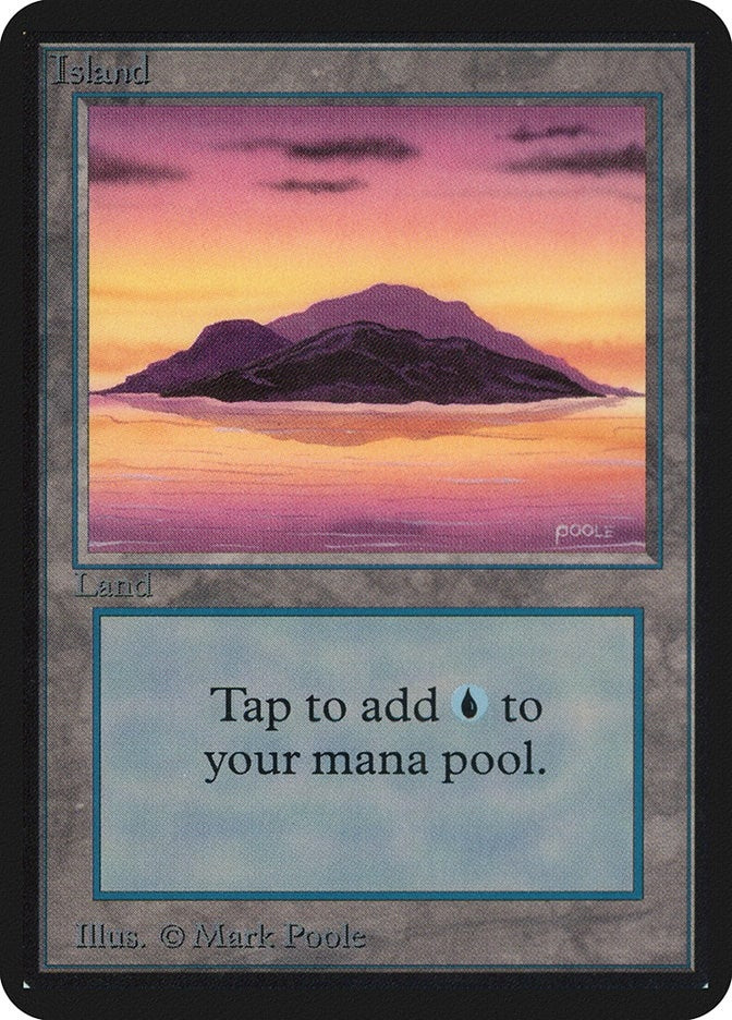 Image for Island (A) (LEA) - Magic: The Gathering