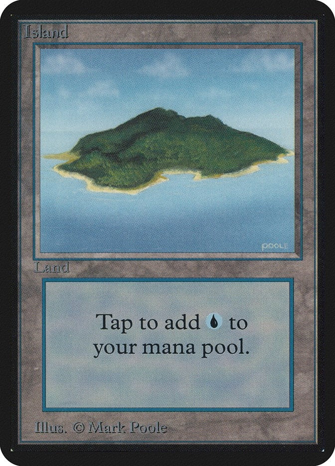 Image for Island (B) (LEA) - Magic: The Gathering