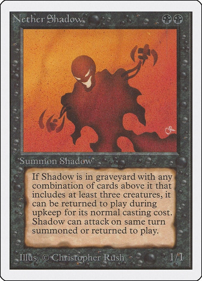 Image for Nether Shadow (2ED) - Magic: The Gathering