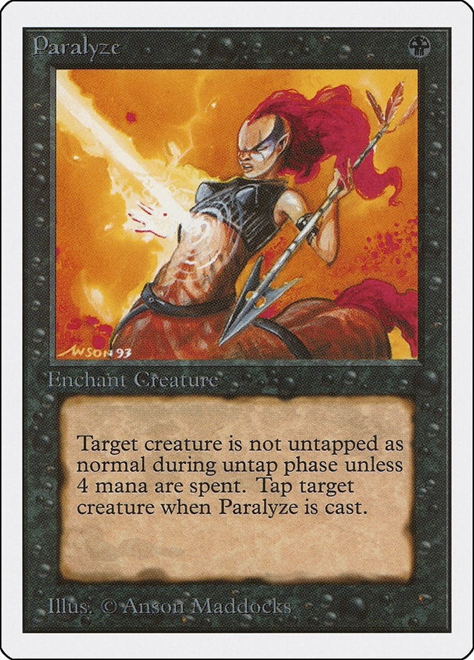 Image for Paralyze (2ED) - Magic: The Gathering