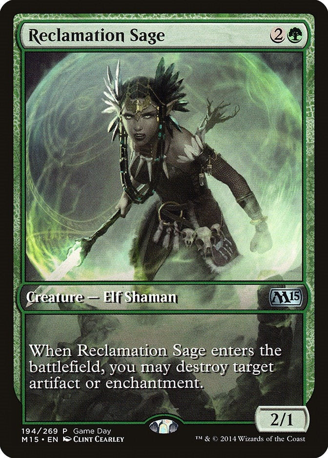 Image for Reclamation Sage (194) (GAME) - Magic: The Gathering