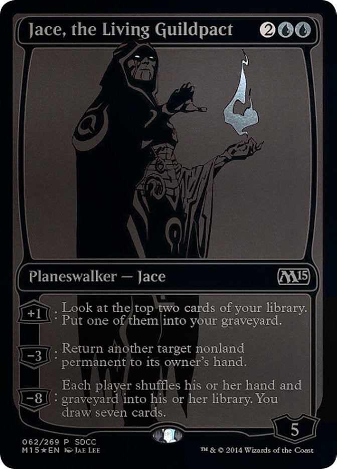 Image for Jace, the Living Guildpact (SDCC 2014 Exclusive) (62) (MEDIA) - Magic: The Gathering