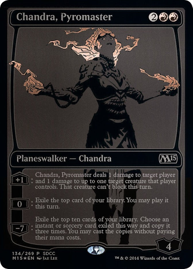 Image for Chandra, Pyromaster (SDCC 2014 Exclusive) (134) (MEDIA) - Magic: The Gathering