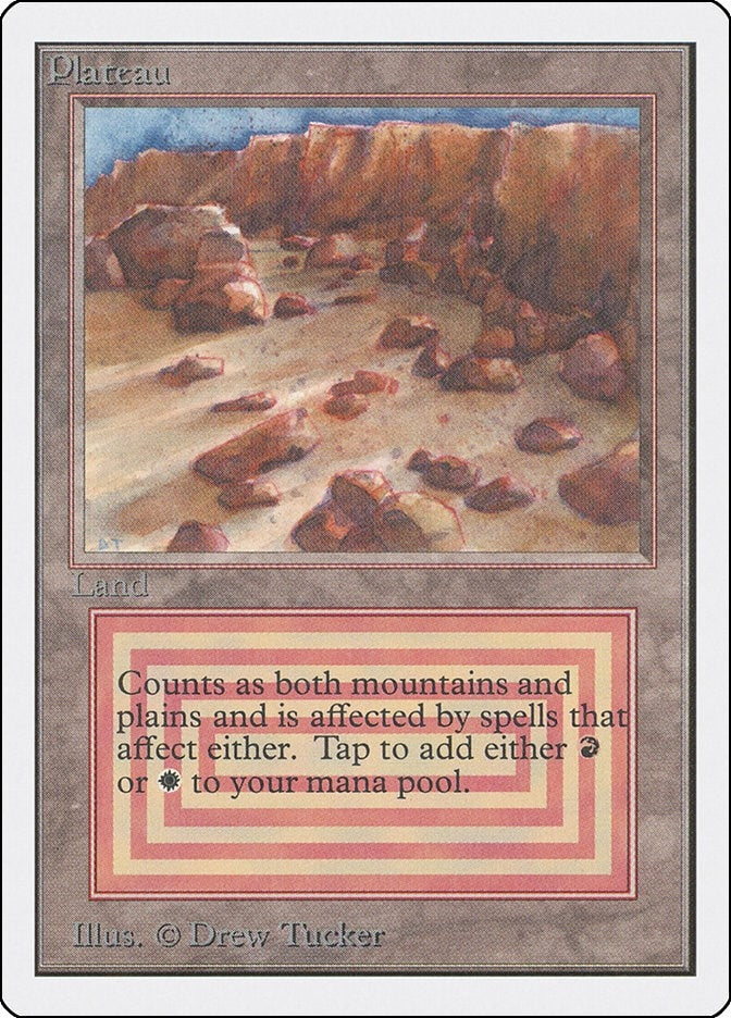 Image for Plateau (2ED) - Magic: The Gathering