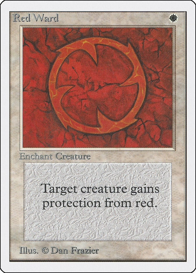 Image for Red Ward (2ED) - Magic: The Gathering