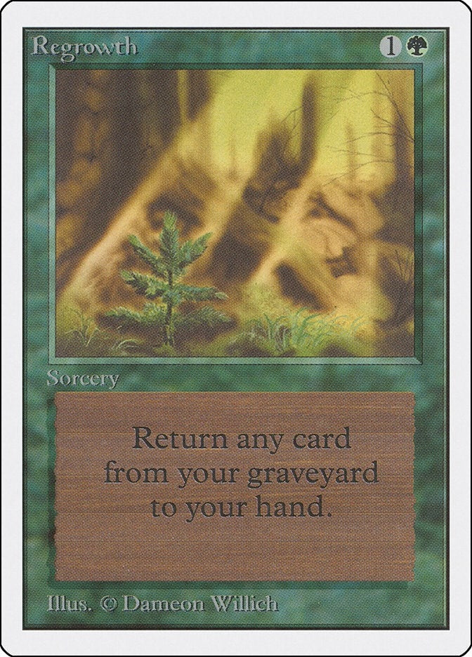 Image for Regrowth (2ED) - Magic: The Gathering