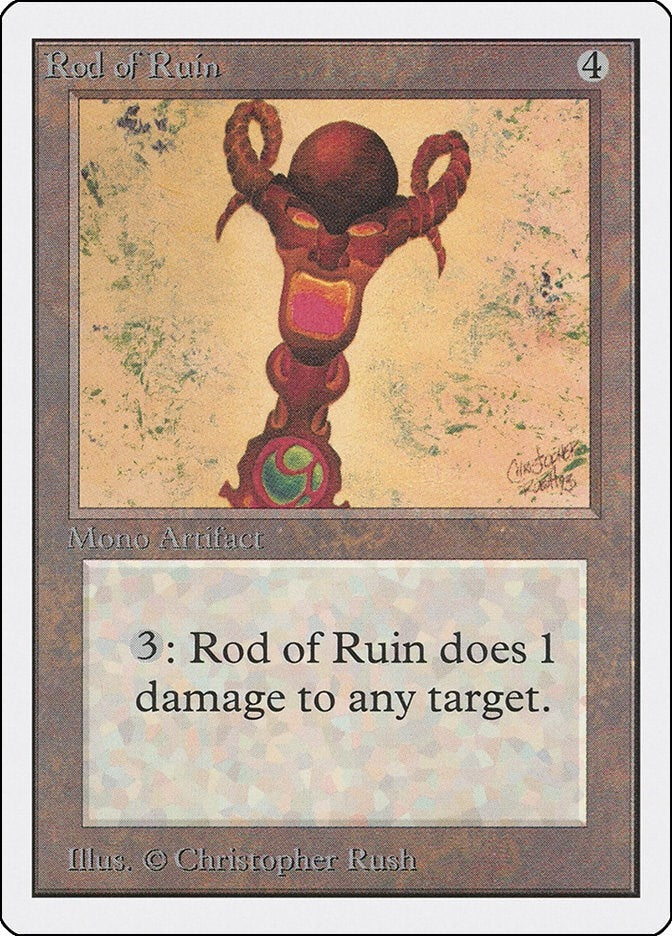 Image for Rod of Ruin (2ED) - Magic: The Gathering