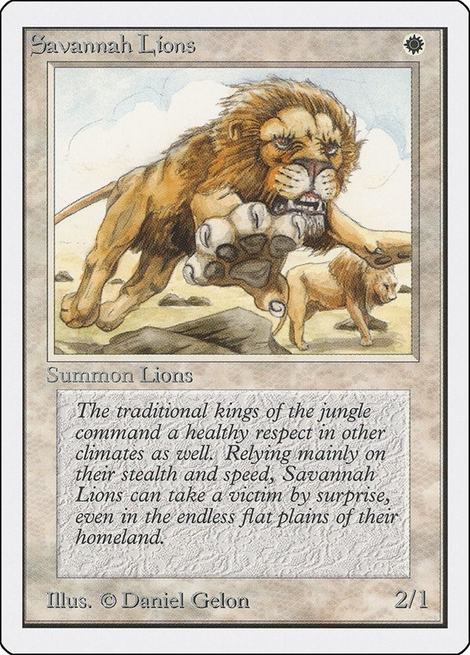 Image for Savannah Lions (2ED) - Magic: The Gathering