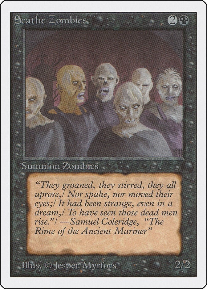 Image for Scathe Zombies (2ED) - Magic: The Gathering