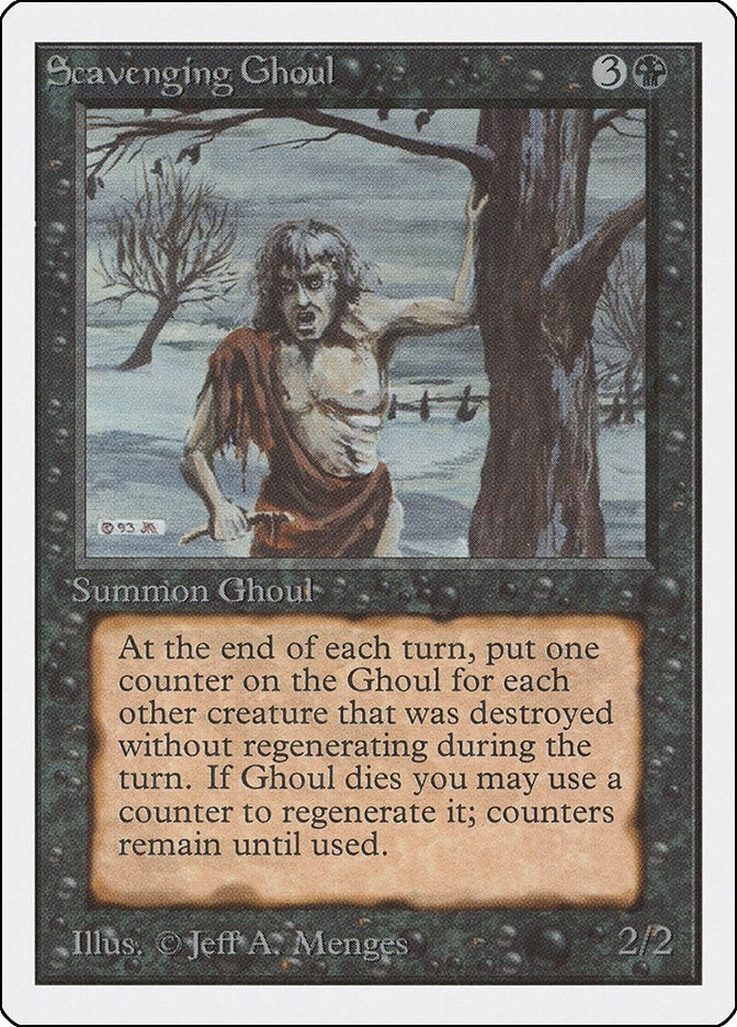 Image for Scavenging Ghoul (2ED) - Magic: The Gathering