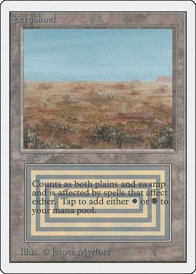 Image for Scrubland (2ED) - Magic: The Gathering