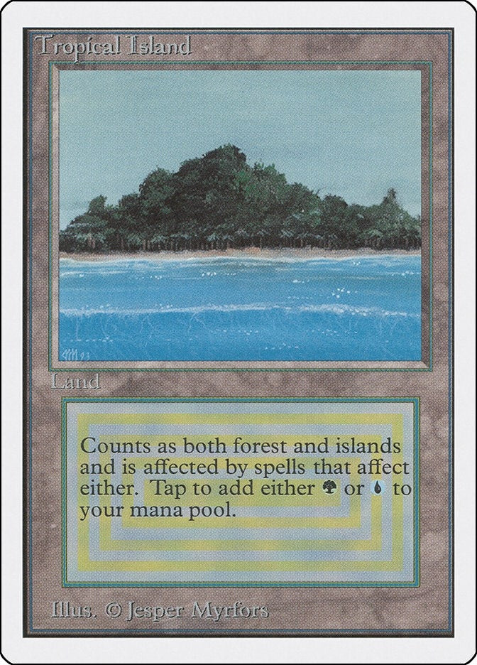Image for Tropical Island (2ED) - Magic: The Gathering