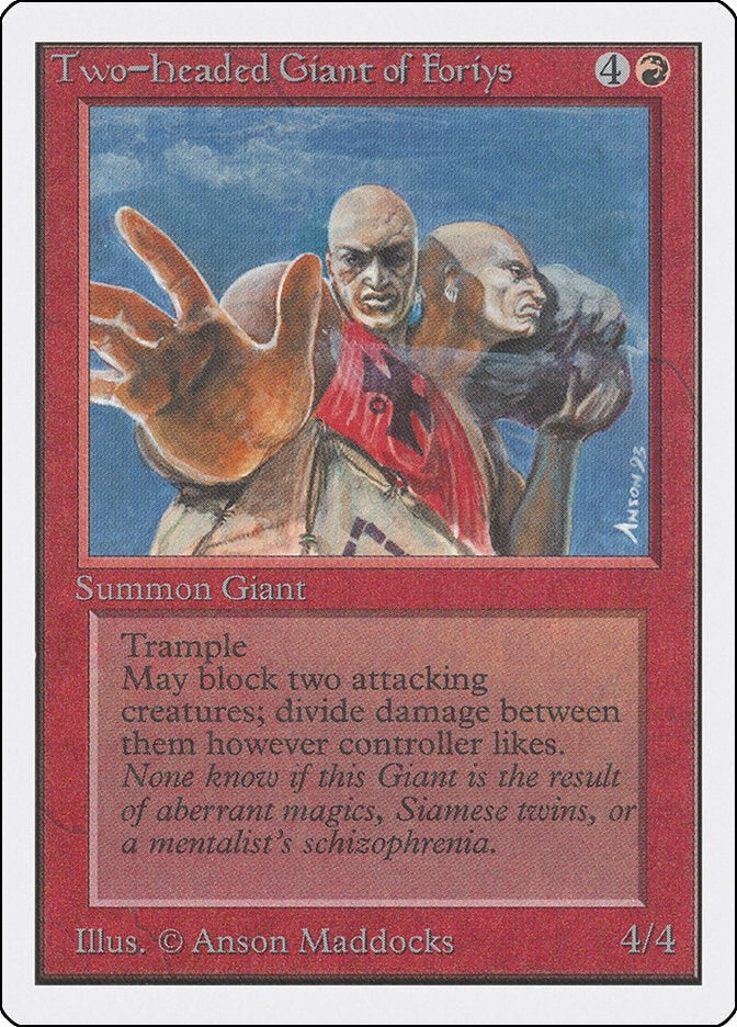 Image for Two-Headed Giant of Foriys (2ED) - Magic: The Gathering