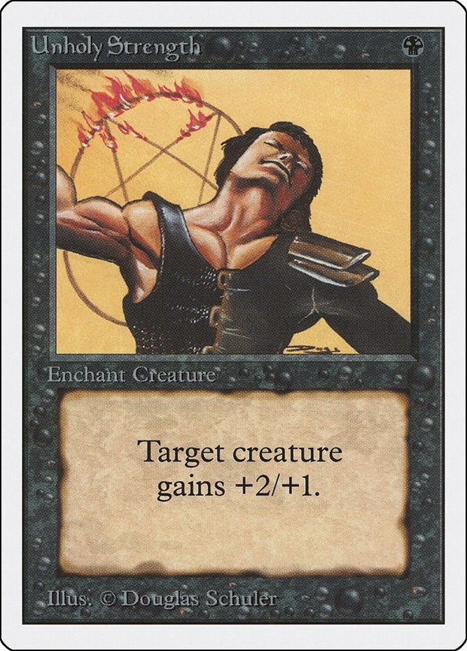 Image for Unholy Strength (2ED) - Magic: The Gathering