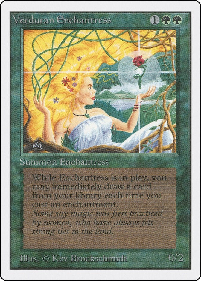 Image for Verduran Enchantress (2ED) - Magic: The Gathering