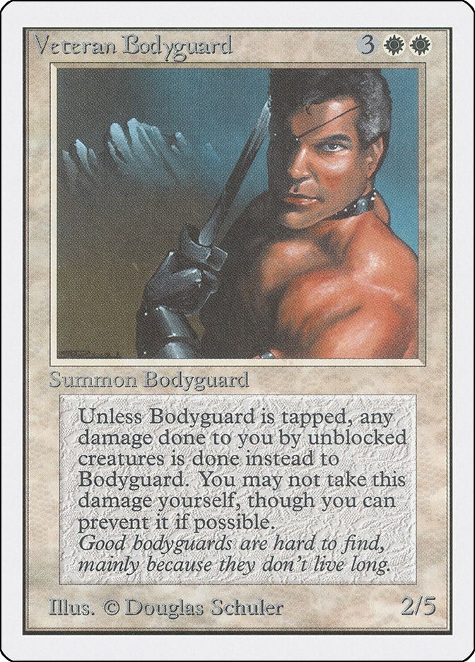 Image for Veteran Bodyguard (2ED) - Magic: The Gathering