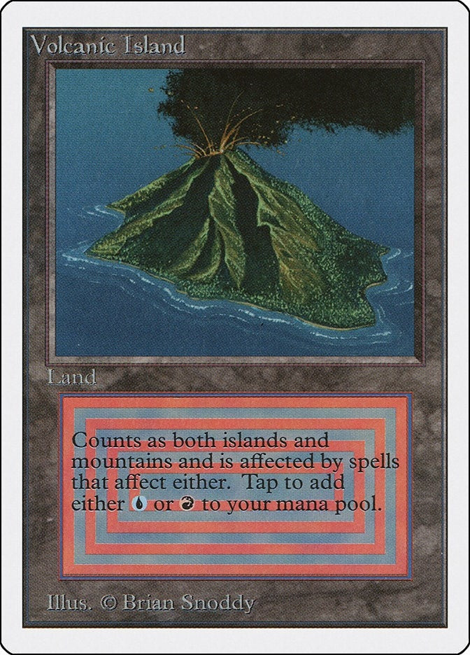 Image for Volcanic Island (2ED) - Magic: The Gathering