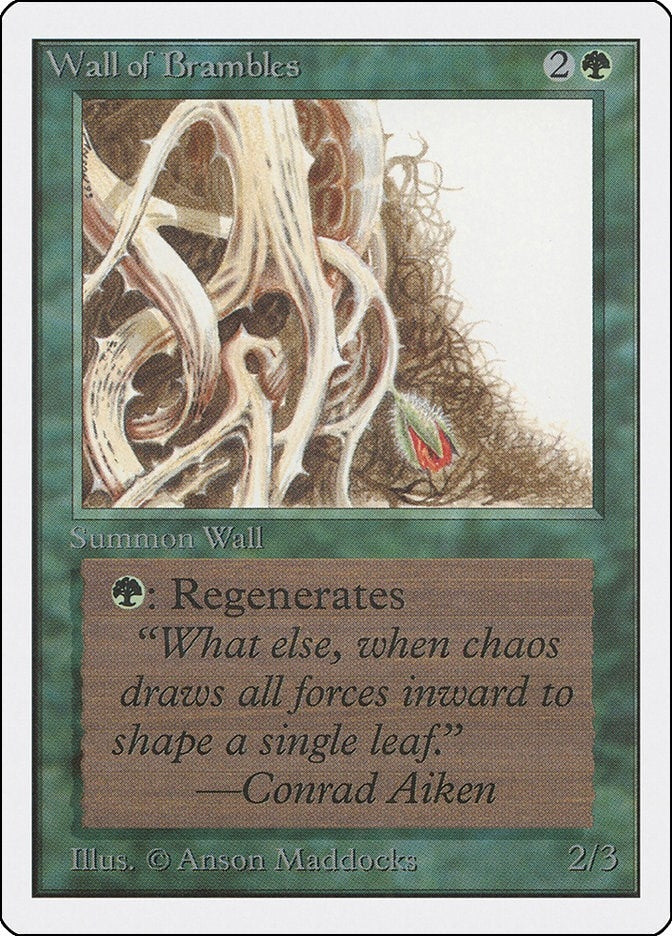 Image for Wall of Brambles (2ED) - Magic: The Gathering